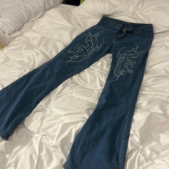 Flare y2k jeans - Picture 1 of 3